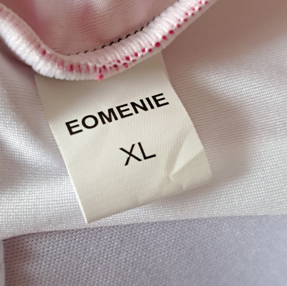 SALE. Eomenie Hot Pink and Black Swimsuit - Picture 10 of 13